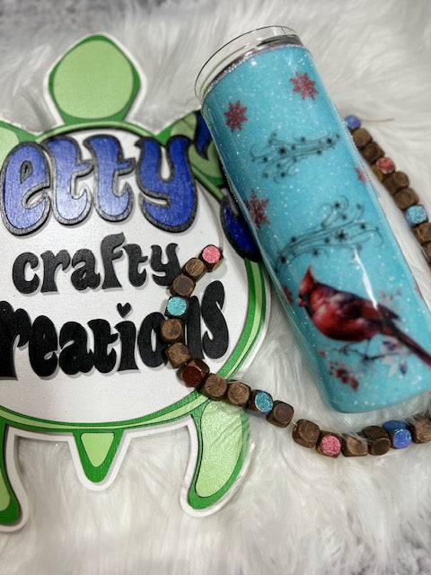 120 20oz Angel wing bendable "Cardinals appear when angels are near"