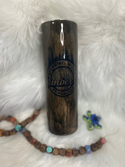 30oz Morning Wood Lumber co. Woodgrain