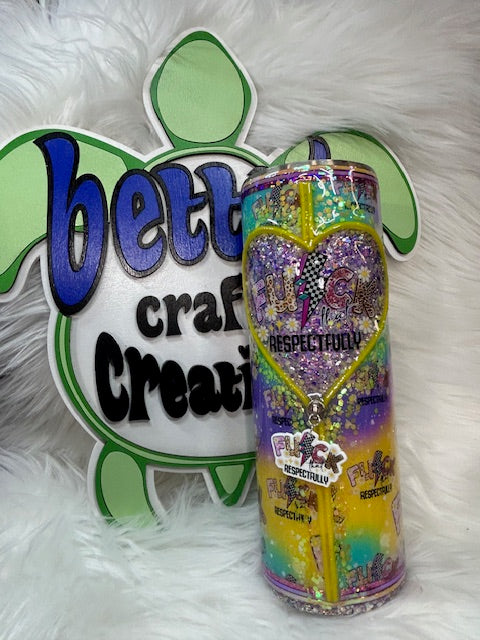 30oz F that respectfully cloth zipper tumbler
