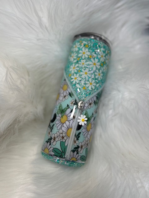 141 20oz minnie/daisy cloth zipper