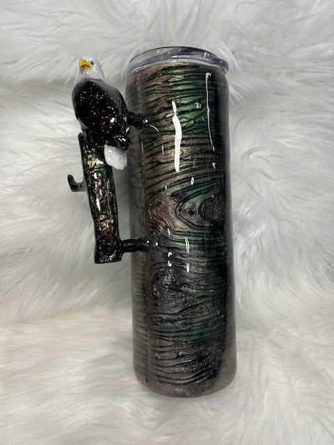 153 30oz Woodgrain w/eagle handle