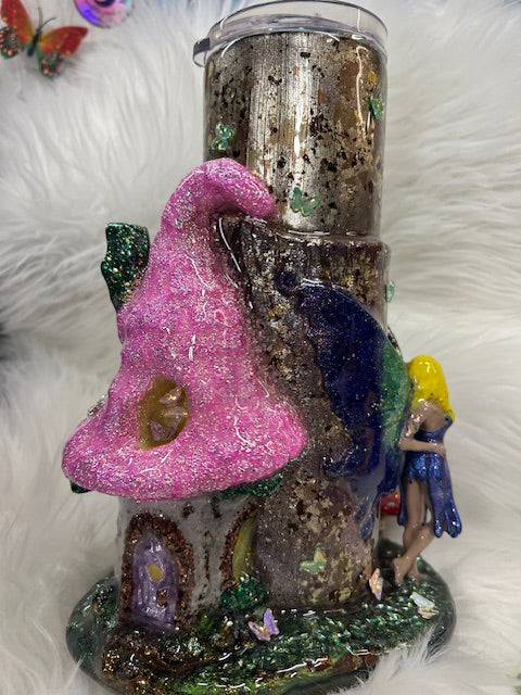 Fairy House Waffle 30oz tumbler